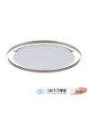 Leuchten Direkt Ritus 58cm Ceiling 3 Stage Dimmable Plain Wall Switch Aluminum 15392-95