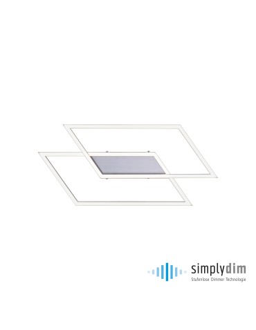 Paul Neuhaus Inigo Ceiling Large Smoothly Dimmable Wall Switch Plain Steel 8192-55