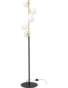 Zuma Line Ali Lampa Podłogowa Czarny / Złoty 5649