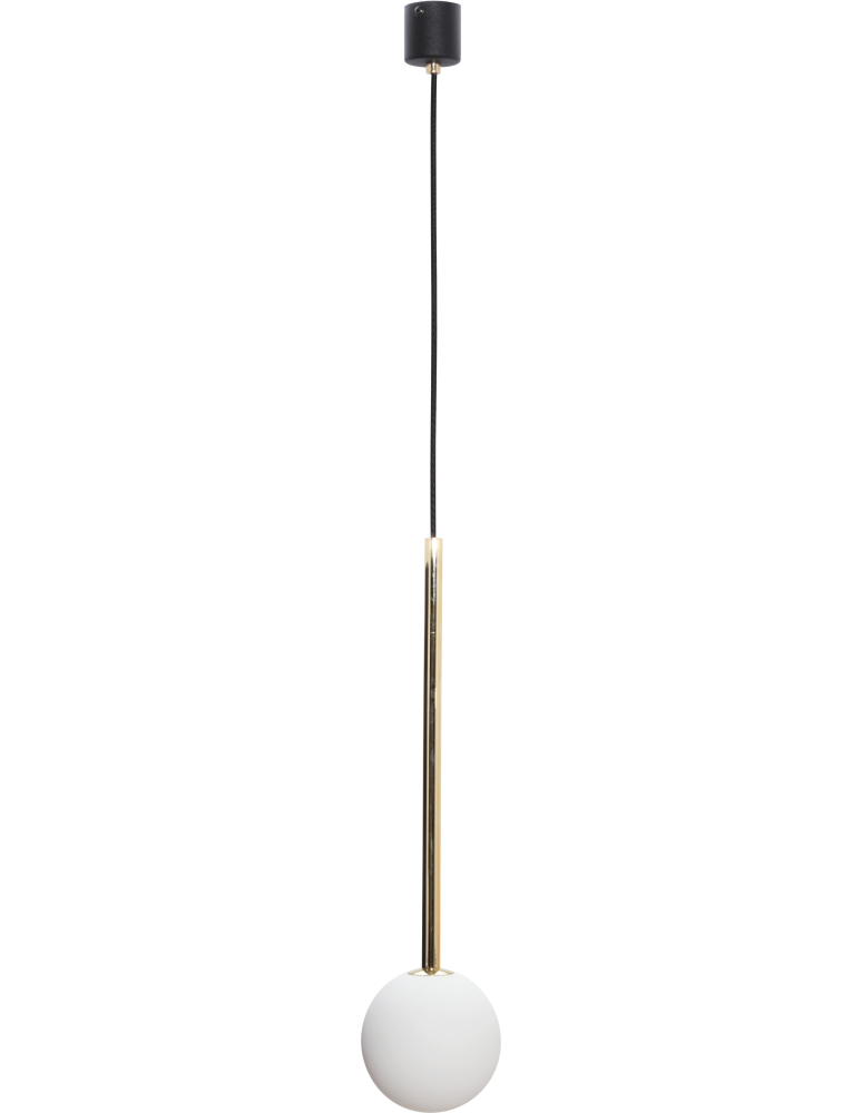 Pendant lamps spheres - Zuma Line Ali Pendant Lamp Black / Gold 5639 - product kolory-swiatla.pl 1