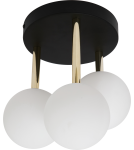 Ceiling lamps spheres - Zuma Line Ali Ceiling Lamp Black / Gold 5644 - product 1