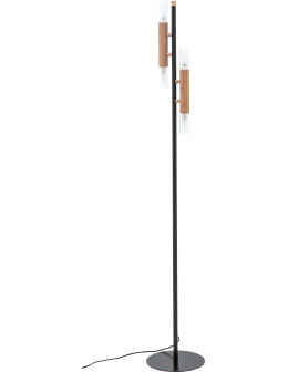 Zuma Line Madera Lampa Podłogowa Drewno Naturalne 8310144