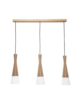 Zuma Line Cone Lampa Wisząca Biały / Drewno 8511303