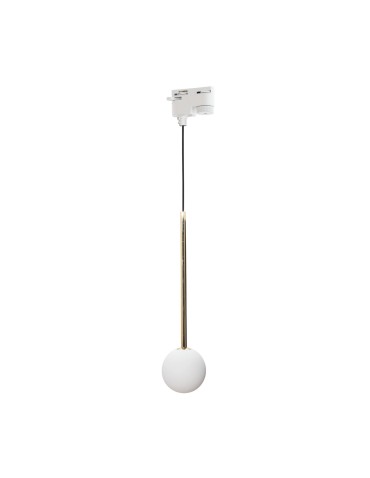 Zuma Line Ali 1 Pendant Lamp For Single Circuit (1-phase) White / Gold 9060Wh.