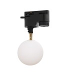 Lamps for 1 phase busbars - Zuma Line Ali Single Circuit (1-phase) Busbar Lamp White / Black / Gold 9050Bk - product 1