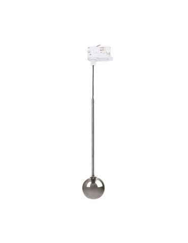 Zuma Line Luna 1 Pendant Lamp For Single Circuit (1-phase) White / Black / Chrome 9040Wh.