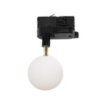 Lamps for 3-phase busbars - Zuma Line Ali Tri-circuit (3-phase) Busbar Lamp White / Black 9020Bk - product 1