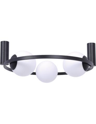 Zuma Line Orbit 3 Ceiling Lamp 3Xe27 Spheres Black 5008