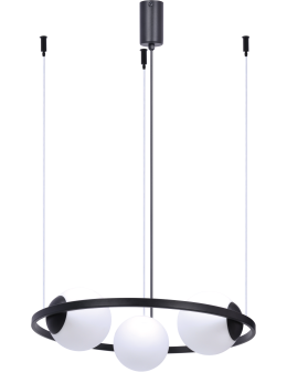 Zuma Line Orbit 3 Lampa Wisząca 3Xe27 Kule Czarny 5004