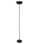 Black floor lamps - Zuma Line Sarda Floor Lamp Matte Black / Gold A4036 - product 1
