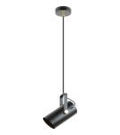 Lampy wiszące - Zuma Line Resi Lampa Wisząca Czarny Matowy / Złoty A8165-1 - produkt 1