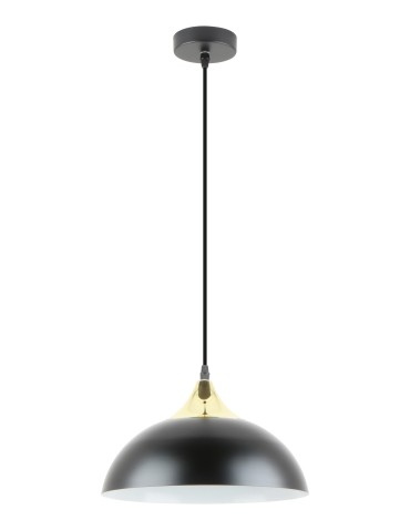 Zuma Line Sarda Lampa Wisząca Czarny Matowy / Złoty A8134