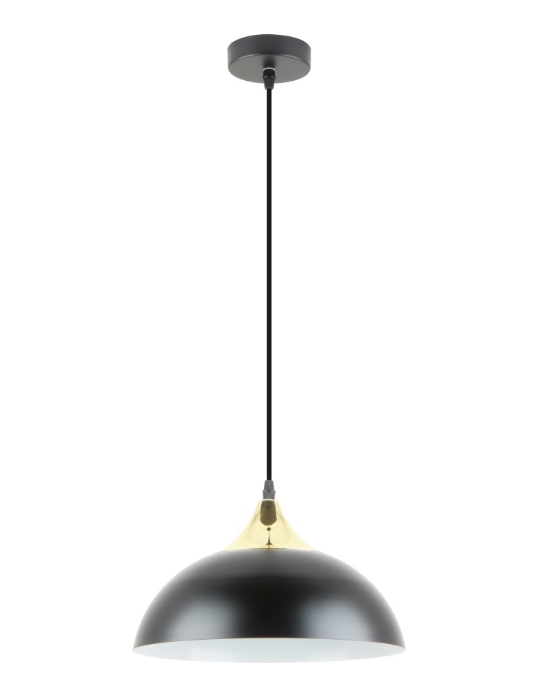 Lampy wiszące - Zuma Line Sarda Lampa Wisząca Czarny Matowy / Złoty A8134 - produkt kolory-swiatla.pl 1