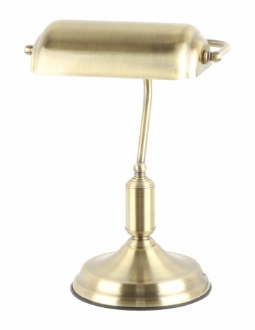Zuma Line Roma Antique Brass Desk Lamp A2048-Gld