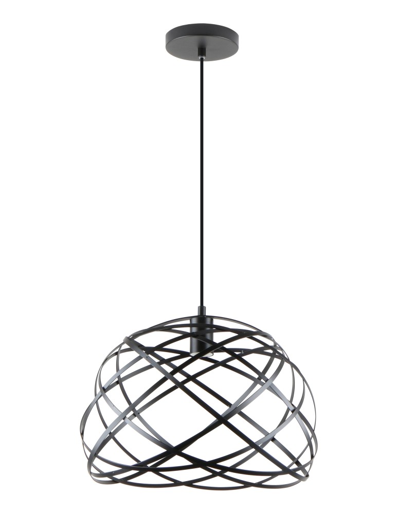 Single pendant lamps - Zuma Line Gore Pendant Lamp Matte Black A8091 - product kolory-swiatla.pl 1