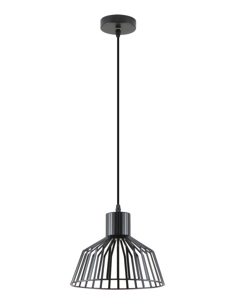 Single pendant lamps - Zuma Line Dolia Pendant Lamp Matte Black A8078-Bk - product kolory-swiatla.pl 1