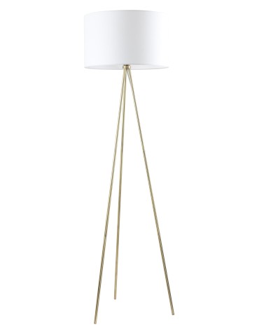 Zuma Line Cara Floor Lamp White A4001-Gld