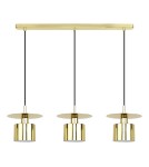 Pendant lamps on a strip - Zuma Line Sarda Pendant Lamp Gold A8183-3A. - product 1