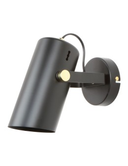 Zuma Line Resi Kinkiet Czarny Matowy / Złoty A6025