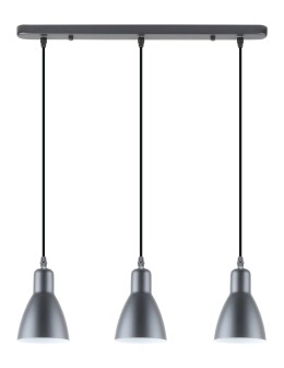 Zuma Line Mora Lampa Wisząca Czarny Mat / Biały A8102-3A