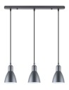 Zuma Line Mora Lampa Wisząca Czarny Mat / Biały A8102-3A