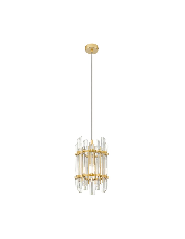 Glamour pendant lamps - Zuma Line Alexandria Pendant Lamp Gold P0556-01D-V7V7. - product kolory-swiatla.pl 1