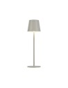 Leuchten Direkt Euria Portable Lamp Ip54 Usb Chargeable Dimmable Touch Beige / Grey 19250-40