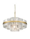 Zuma Line Constantinople Crystal Pendant Lamp Brushed Brass P0567-12A-2Gac.