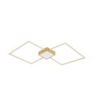 LED ceiling lamps - Zuma Line Hex Led Ceiling Lamp Modern Gold Rlx96474-1D - product 1