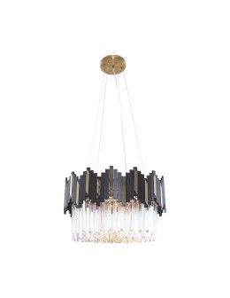 Zuma Line Rotta Lampa Wisząca Czarny/Złoty 2200018M