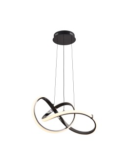 Zuma Line Indigo Lampa Wisząca Czarny Chrom Md9717-1-3Bcd