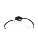 LED ceiling lamps - Zuma Line Erda Modern Ceiling Lamp with Light Colour Switch 3000K/4000K/6000K Black 19600C-BK. - product 1