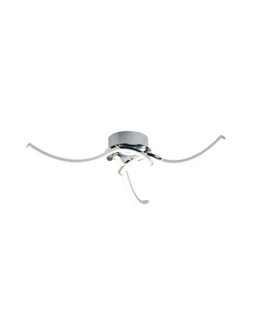 Zuma Line Focus Lampa Sufitowa z Przełącznikiem Barwy Światła 3000K/4000K/6000K Chrom 20023-3Cch