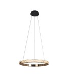 Pendant lamps circles - Zuma Line Muriel Pendant Lamp French Gold / Black Md4996-1-3Gbd. - product 1