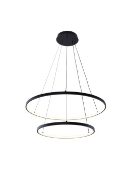Zuma Line Breno Pendant with Light Colour Switch 3000K/4000K/6000K Black 18140BK-2.