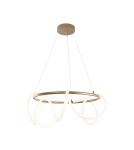 Lampy wiszące - Zuma Line Balbo Wisząca z Funkcją Zmiany Barwy Światła 3000K/4000K/6000K Złoty 20006PL-GD - produkt 1