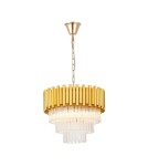 Glamour pendant lamps - Zuma Line Prima Pendant Lamp Glamour Style Gold 20149Pm - product 1