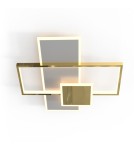 LED ceiling lamps - Zuma Line Salo Modern Ceiling Lamp Chrome / Gold Mx4463-3-3Yycgt. - product 1