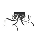 LED ceiling lamps - Zuma Line Stelo LED 4000K 48W Ceiling Lamp Black 20031CL-BK. - product 1