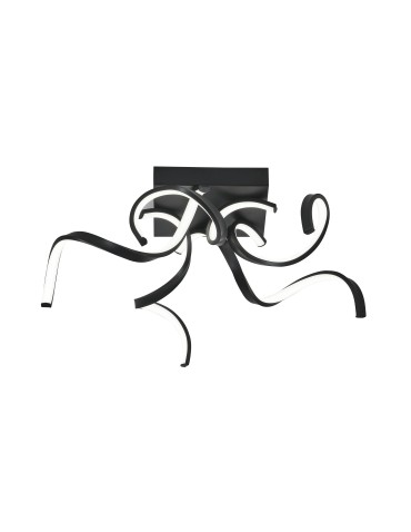 Zuma Line Stelo LED 4000K 48W Lampa Sufitowa Czarny 20031CL-BK