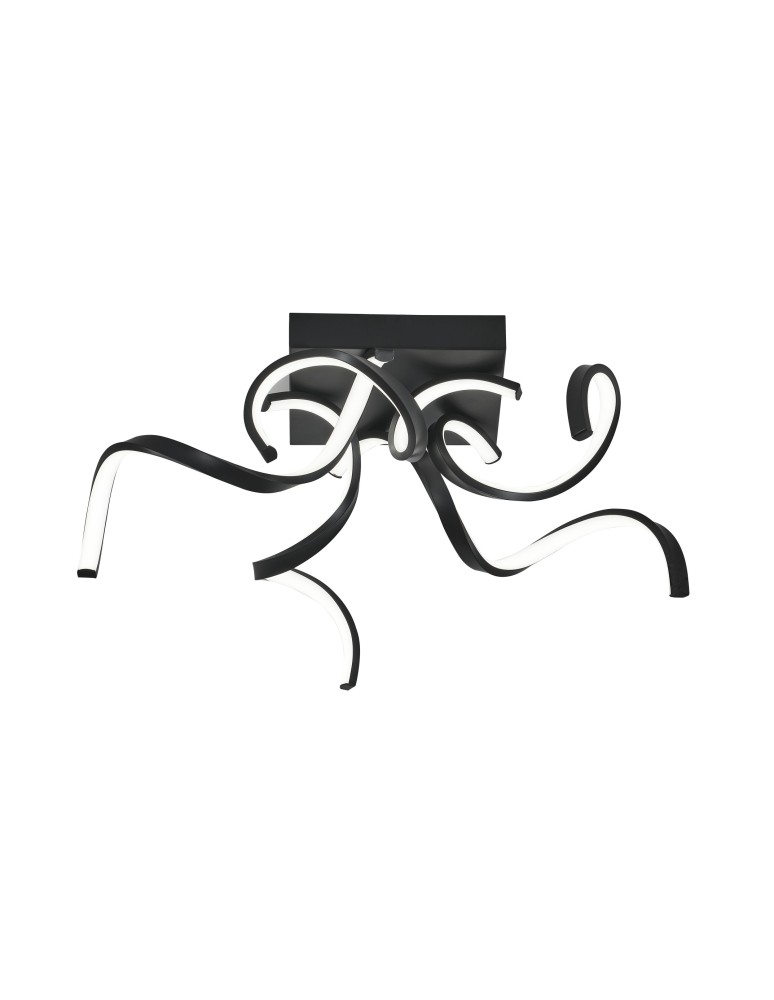 LED ceiling lamps - Zuma Line Stelo LED 4000K 48W Ceiling Lamp Black 20031CL-BK. - product kolory-swiatla.pl 1