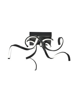 Zuma Line Stelo LED 4000K 48W Lampa Sufitowa Czarny 20031CL-BK