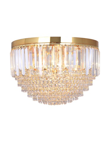 Zuma Line Charlotte Ceiling Lamp Gold / Transparent Fc19003/7