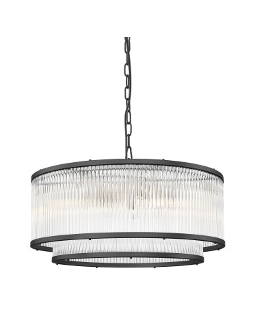 Zuma Line Sergio Lampa Wisząca Czarny Mat P0528-06H-P7Ac