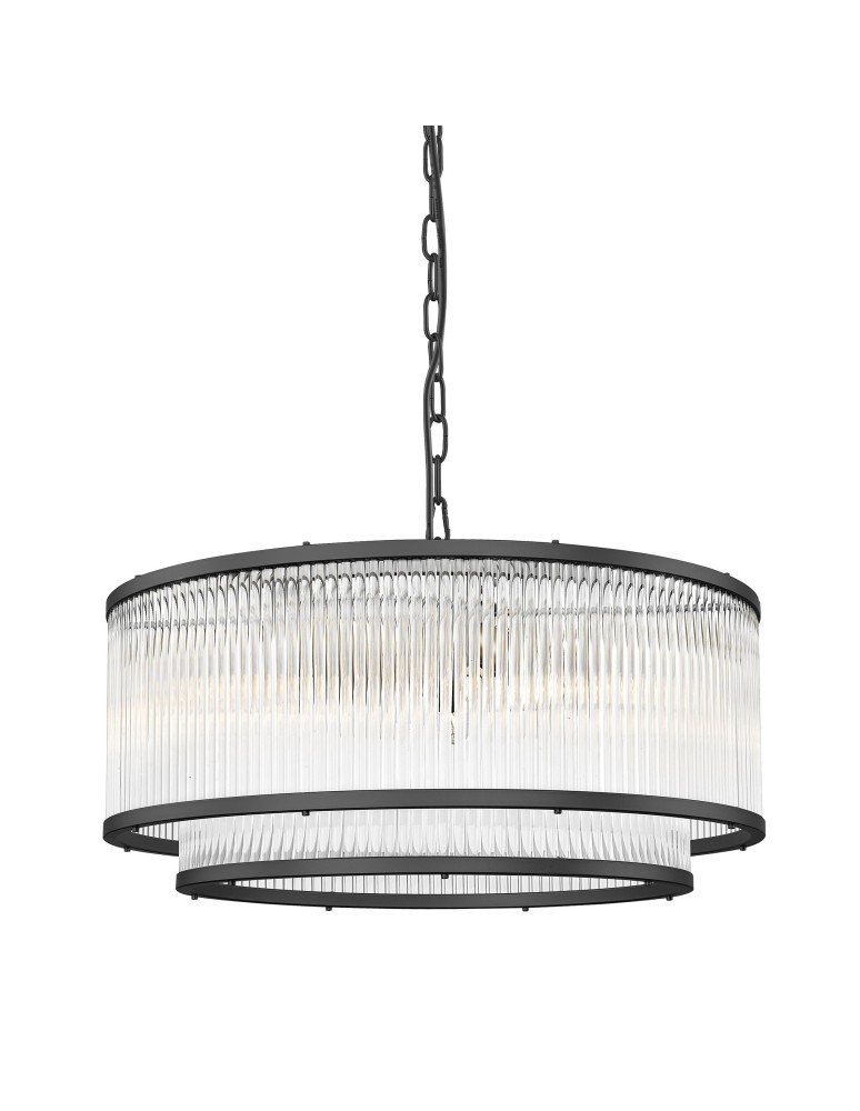 Pendant lamps - Zuma Line Sergio Pendant Lamp Black Matte P0528-06H-P7Ac. - product kolory-swiatla.pl 1