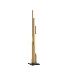 LED floor lamps - Zuma Line Eliot Floor Lamp Light Wood / Black Matte Ml4980-5-3Bmt - product 1
