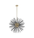 Lampy wiszące - Zuma Line Urchin Lampa Wisząca Francuski Złoto / Czarny P0491-09C-F7BC - produkt 1