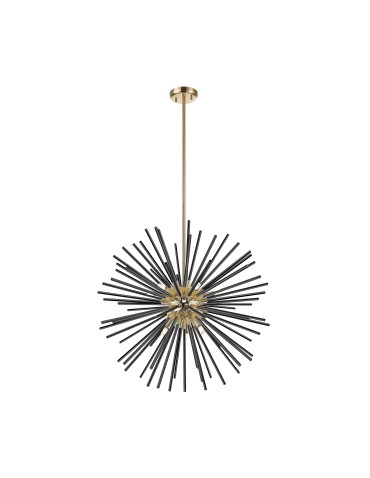 Zuma Line Urchin French Gold / Black P0491-09C-F7BC Pendant Lamp.