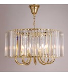 Glamour pendant lamps - Zuma Line Paris Pendant Lamp Gold / Transparent 1906/10 - product 2