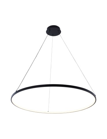 Zuma Line Breno Pendant with Light Colour Switch 3000K/4000K/6000K Black 2023201-Bk80.